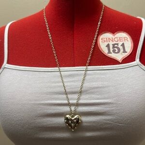 SOLD J Crew NWT Heart Necklace